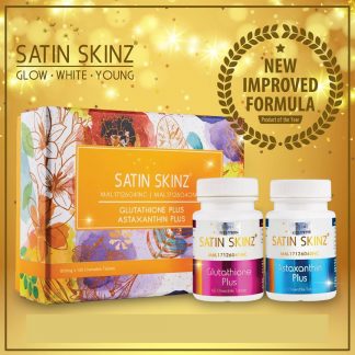 satin skinz gluta tabs glutathione astaxanthin